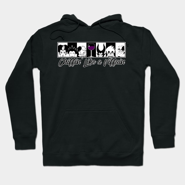 Chillin' Like a Villain Hoodie by MagicalMeltdown